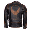 Pánská Kožená Bunda Křivák Live To Ride Brixton Černá