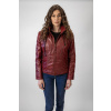 Dámská Kožená Bunda Morgana Lear Brixton Červená