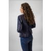 Dámská Kožená Bunda Sage Aerion Brixton Modrá