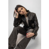 Dámská Kožená Bunda Quinn Zevron Brixton Černá