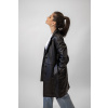 Dámský Kožený Kabát Haidi Téron Brixton Černý