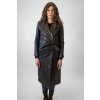 Dámský Kožený Kabát Daisy Lorren Brixton Černý