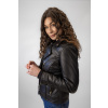Dámská Kožená Bunda Křivák Lizzy Nuvell Brixton Černá