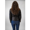 Dámská Kožená Bunda Křivák Lizzy Nuvell Brixton Černá