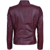 Dámská Kožená Bunda Glaxy Brixton Višňová