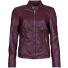 Dámská Kožená Bunda Glaxy Brixton Višňová