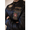 Pánská Kožená Bunda Imperion Flight Pilot Brixton Černá Rub Off