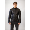 Pánská Kožená Bunda Cash Brixton Černá