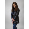 Dámský Kožený Kabát Diore Brixton Černý