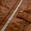 Pánská Kožená Bunda Eleanor Giselle Brixton Hnědá