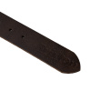 Pánský Kožený Pásek Tmavě Hnědý