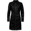 Dámský Kožený Kabát Zinia Brixton Černý