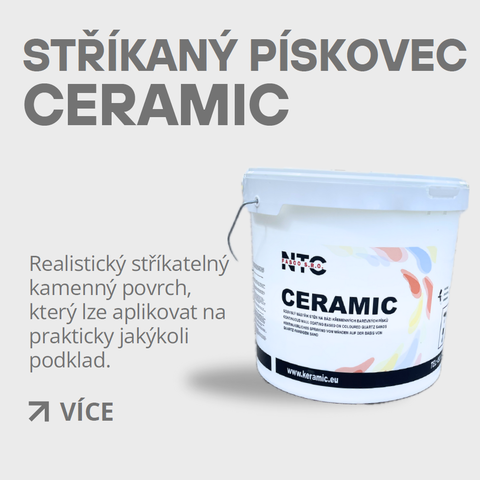 CERAMIC - STŘÍKANÝ PÍSKOVEC