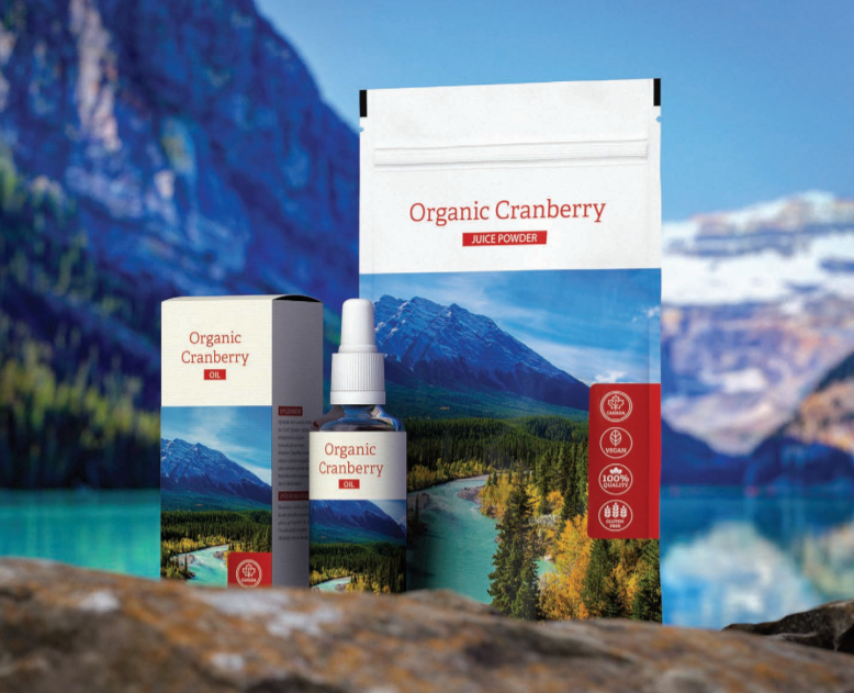 Organic Cranberry juice powder a oil