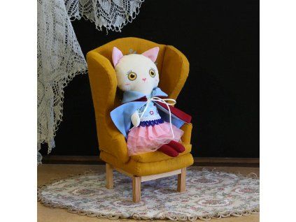 Kočička / modrobílá