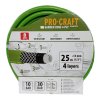 Zelená zahradní hadice Procraft PR-4GH1325 4 vrstvy, 1/2" 25 m | PR-4GH1325