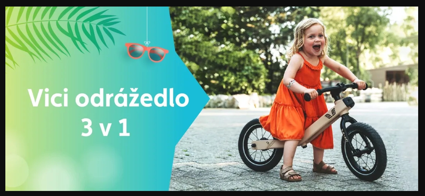 VICI Jedno odrážedlo, které roste s vaším dítětem.  Pro děti 1-5 let.