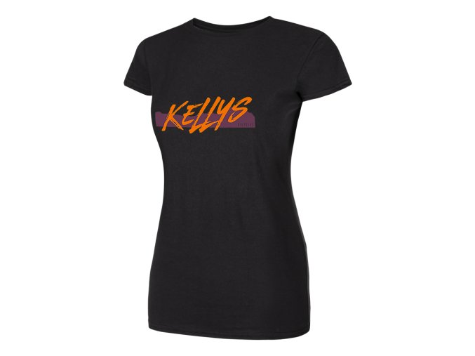 KELLYS Tričko MODE FIT woman krátký rukáv Black