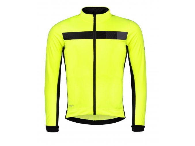 bunda F FROST softshell zimní, fluo-černá