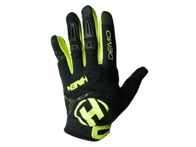 rukavice HAVEN DEMO LONG černo/zelené