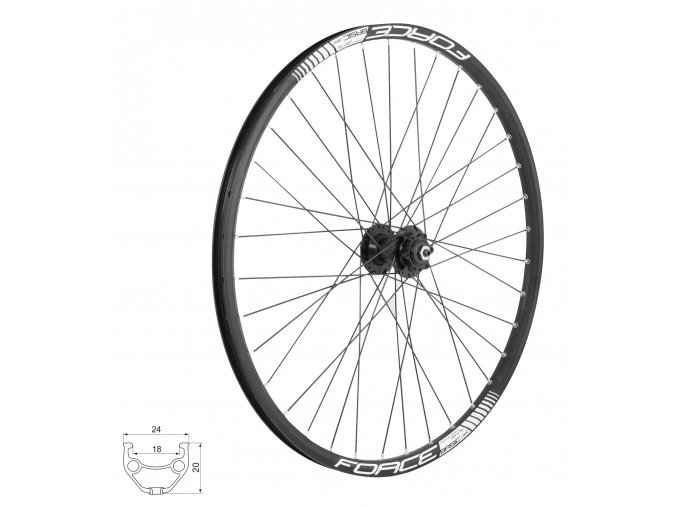 kolo přední FORCE BASIC DISC 584x19 F804342-6d 32d