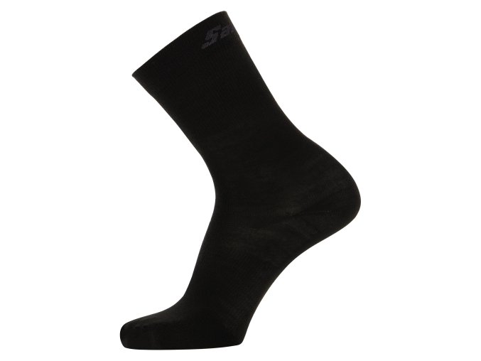 Ponožky SANTINI Wool Black - 36-39