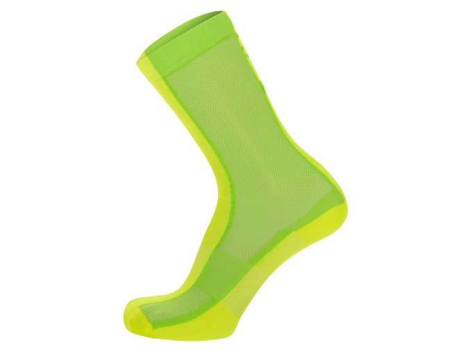 Ponožky SANTINI Puro Green Fluo - 40-43