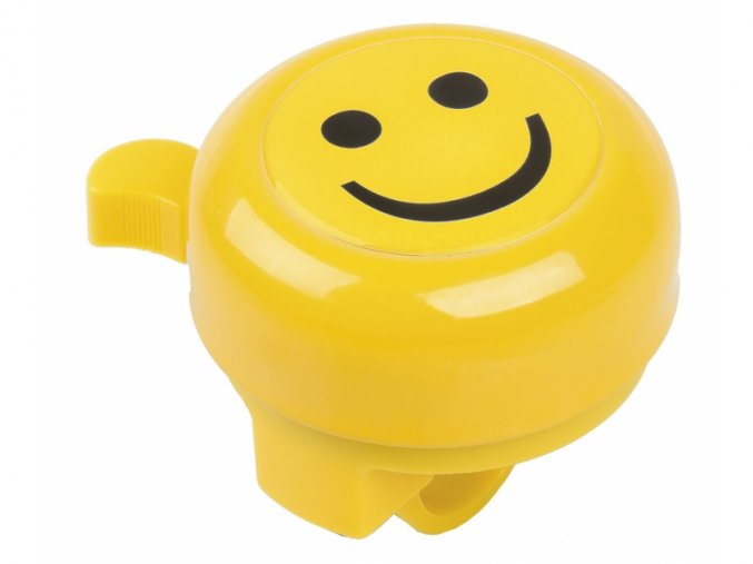 zvonek M-Wave SMILEY žlutý