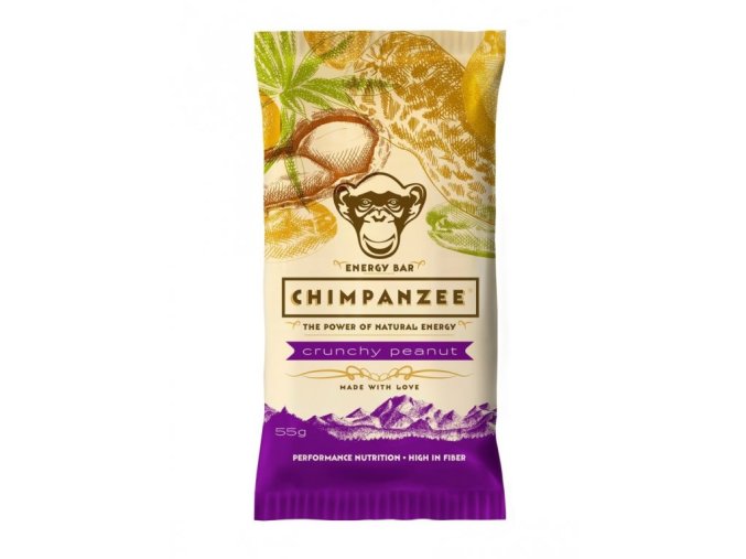 tyčinka Chimpanzee Energy Bar 55g Crunchy arašídy