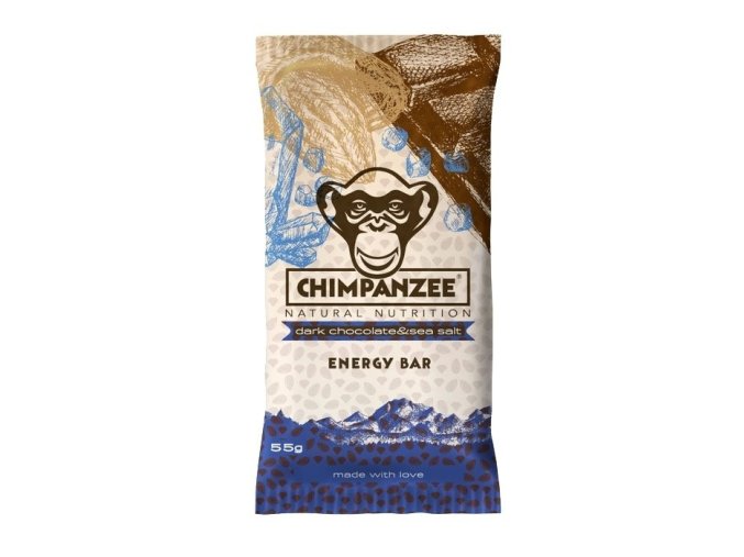 tyčinka Chimpanzee Energy Bar 55g čokoláda+mořská sůl