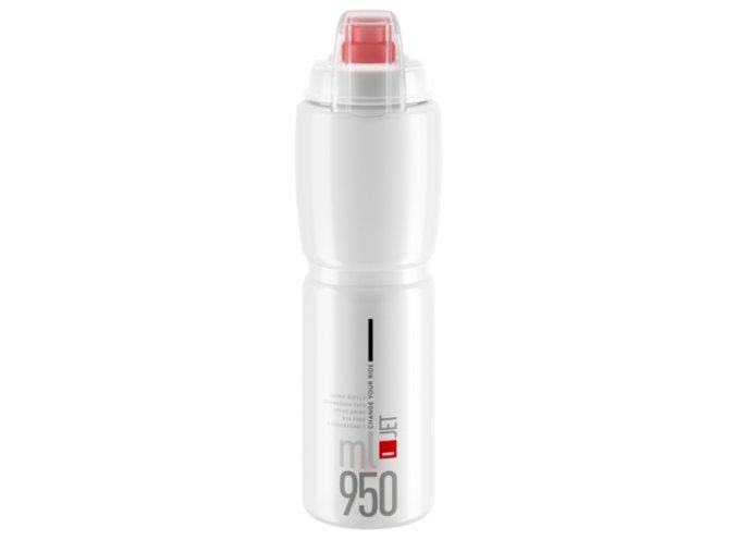 lahev ELITE Jet  Plus 21´ čirá/červená logo 950 ml