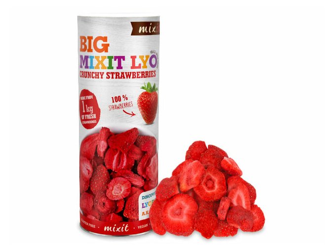 křupavé ovoce - jahoda Mixit 100g