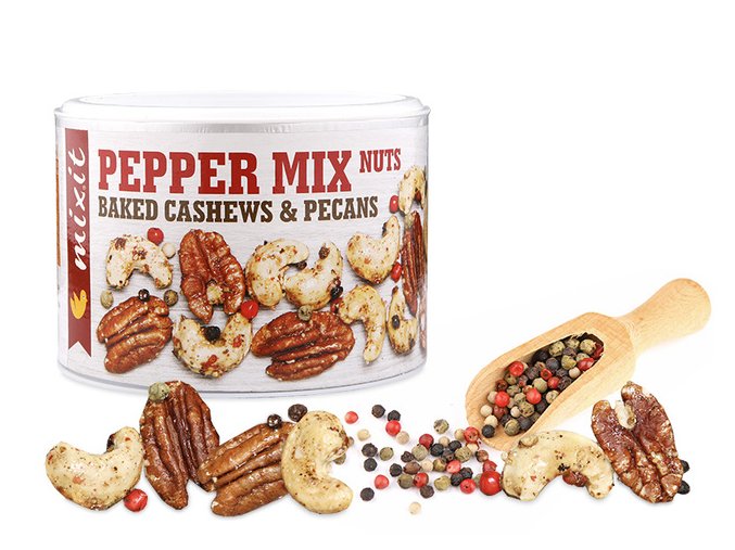 oříšky z pece - čtyři druhy pepře Mixit 150g