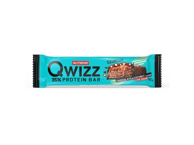 tyčinka Nutrend QWIZZ PROTEIN BAR čokoláda kokos 60g