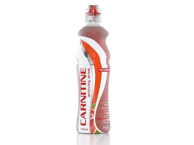 nápoj Nutrend CARNITINE with caffeine 750ml ČERVENÝ POMERANČ