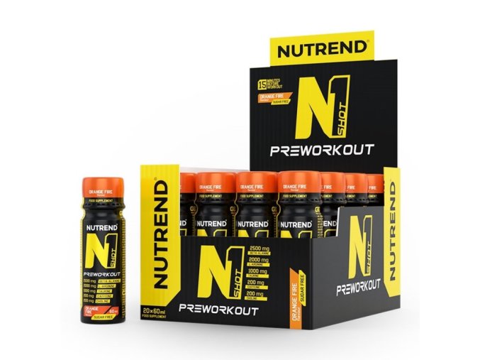 nápoj Nutrend N1 Shot 20x60ml orange fire