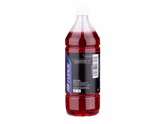 čistič FORCE PURA k doplnění - 1l červený, cherry