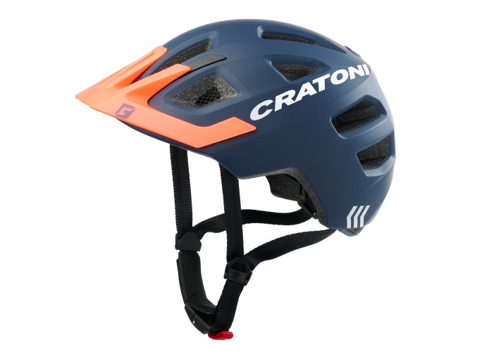 Dětská helma CRATONI Maxster Pro Blue/Orange Matt
