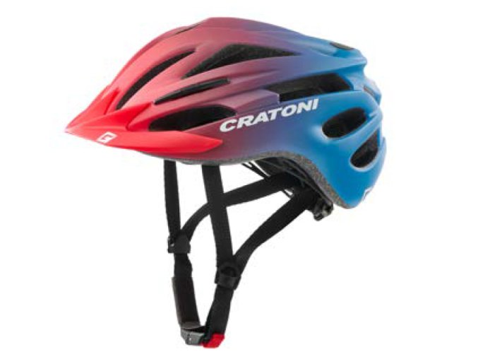 Dětská helma CRATONI Pacer Red/Blue Matt