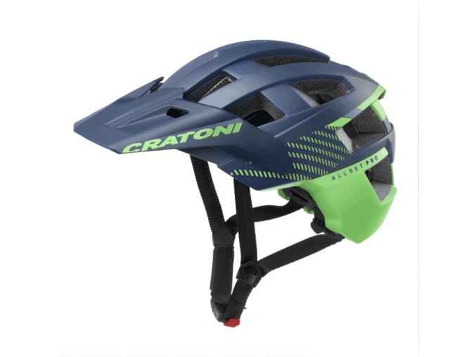 Dětská helma CRATONI AllSet Pro Blue/Green Matt - UNI (52-57cm)