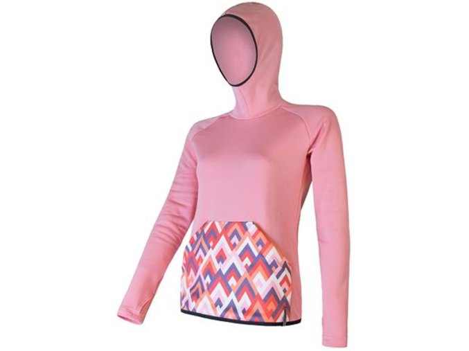 mikina dámská SENSOR TECNOSTRETCH růžová (Velikost L)
