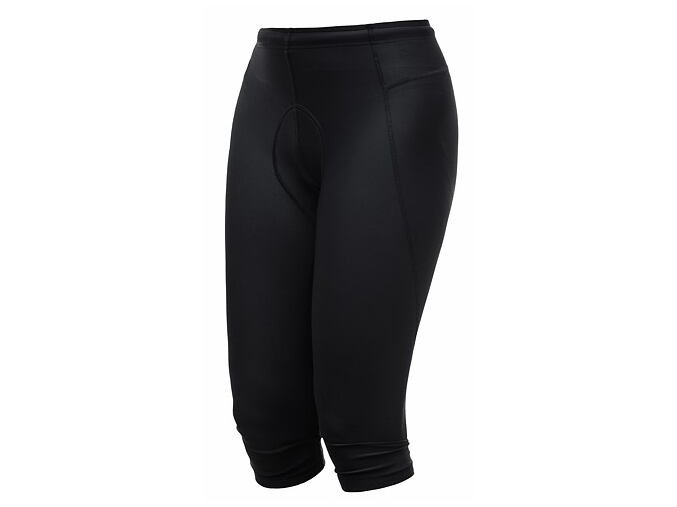 kalhoty 3/4 dámské SENSOR CYKLO ENTRY true black (Velikost L)