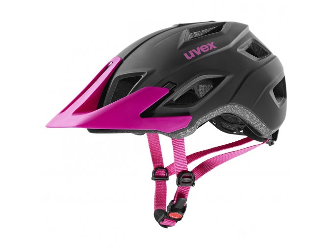 UVEX HELMA  ACCESS, BLACK MAT - BERRY