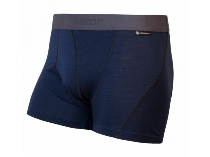 boxerky SENSOR MERINO ACTIVE deep blue