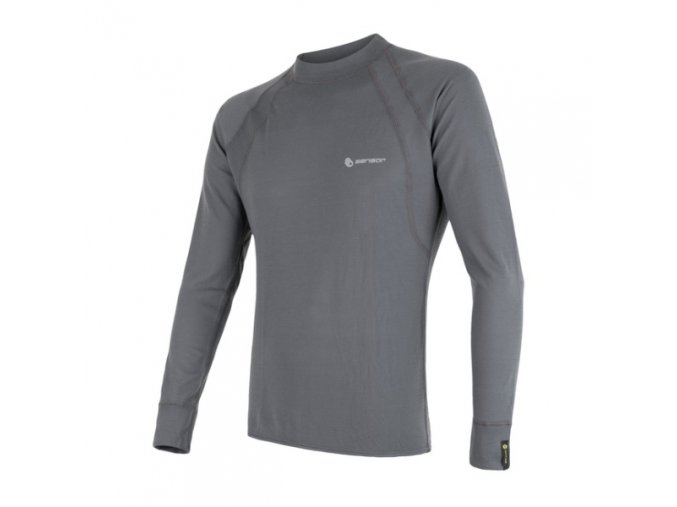 triko dlouhé pánské SENSOR DOUBLE FACE šedé (Velikost L)