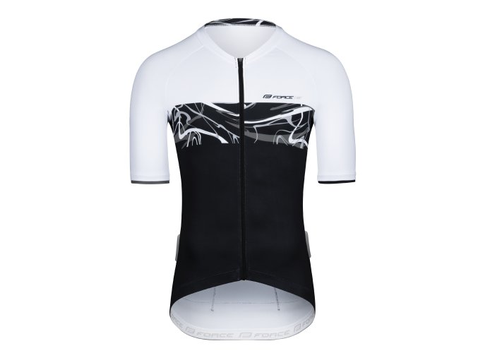 dres FORCE ART kr. rukáv, černo-bílý L