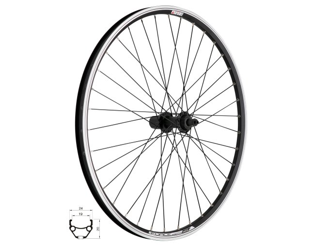 kolo zadní FORCE CLASSIC 559x19 "V" FHTX500 36d