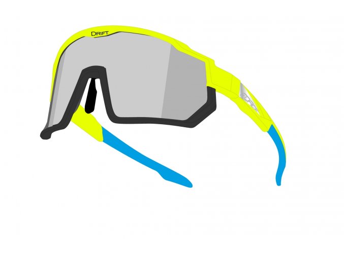 brýle FORCE DRIFT fluo-černé,fotochromatické sklo