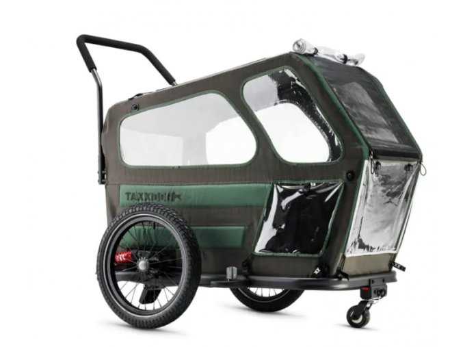 TaXXI Vozík pro psa L tmavě šedá/tmavě zelená