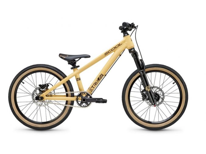 Dětské BMX kolo XtriX dirt 20-1S béžová/hnědá (od 122 cm)